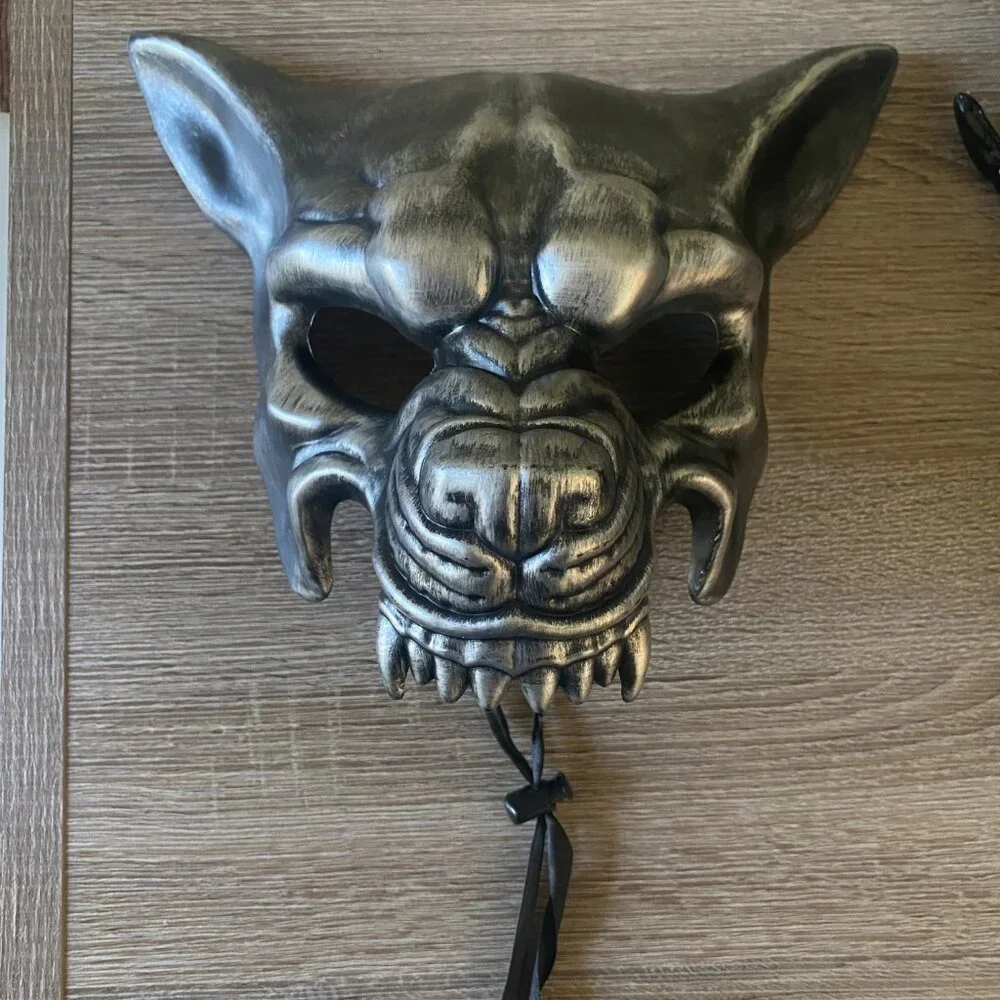 Silver Werewolf Angry Wolf Halloween Mask Costume Masquerade Mask